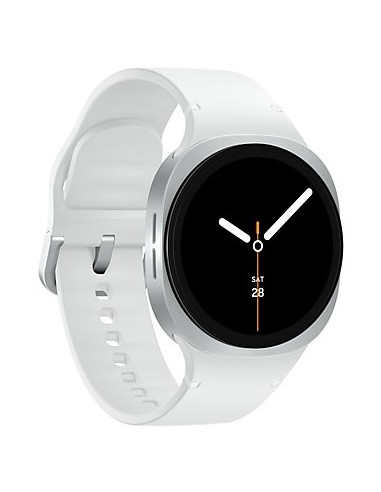 Samsung Galaxy Watch 8 3,3 Cm (1.3") Amoled 40 Mm Cyfrowy 438 X 438 Px Ekran Dotykowy Srebrny Wi-Fi Gps