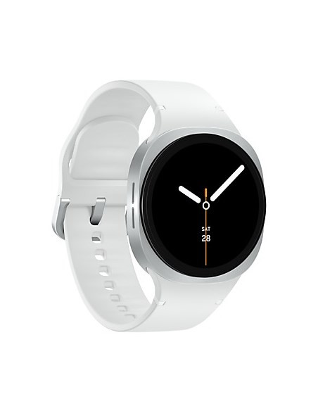 Samsung Galaxy Watch 8 3,3 Cm (1.3") Amoled 40 Mm Cyfrowy 438 X 438 Px Ekran Dotykowy Srebrny Wi-Fi Gps
