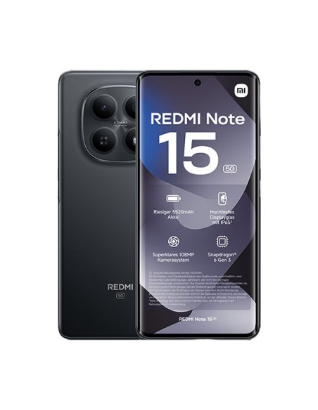 Xiaomi Redmi Note 15 5G Ds 8/256Gb Black