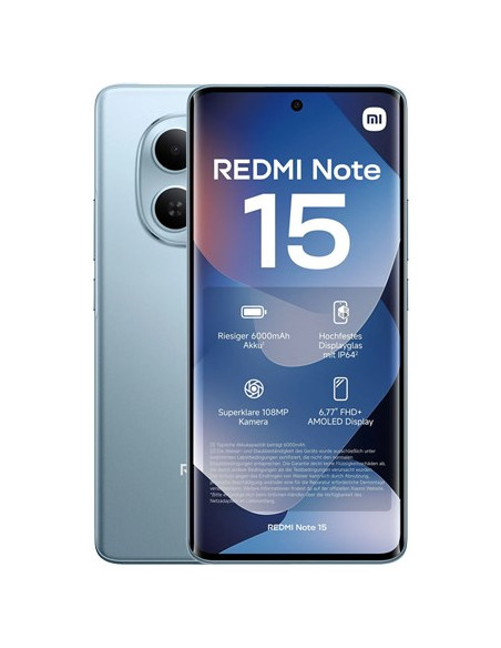Xiaomi Redmi Note 15 5G Glacier Blue - 17,2 Cm (6.77") 8 Gb 256 Gb 5520 Mah Niebieski