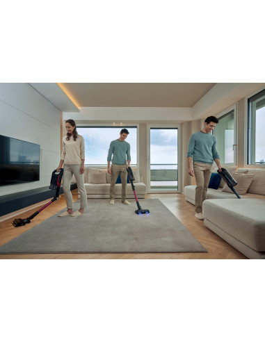 Hoover Hf610Hx 011 Pionowy Odkurzacz Bateria Suchy Epa Bez Worka 0,7 L 650 W Purpurowy 4 Ah