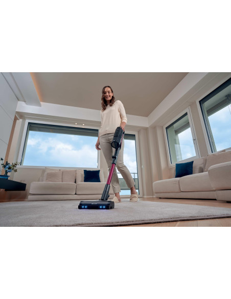 Hoover Hf610Hx 011 Pionowy Odkurzacz Bateria Suchy Epa Bez Worka 0,7 L 650 W Purpurowy 4 Ah
