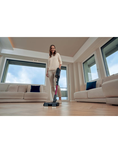 Hoover Hf610Hx 011 Pionowy Odkurzacz Bateria Suchy Epa Bez Worka 0,7 L 650 W Purpurowy 4 Ah