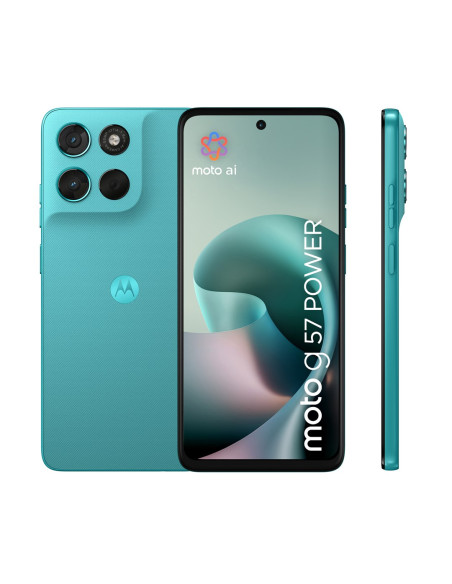 Motorola Moto G57 Power 17,1 Cm (6.72") Dual Sim Android 16.0 5G Usb Type-C 12 Gb 256 Gb 7000 Mah Turkusowy
