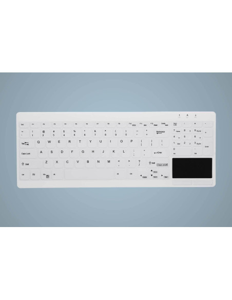 Active Key Ak-C7412 Klawiatura Przemysłowy Usb British English Biały
