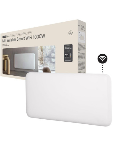 Grzejnik Panelowy Mill Wifi Gen 4 Pa1000Wifi4 / 1000 W / Powierzchnia 12-16M2 / Ipx4 / Biały