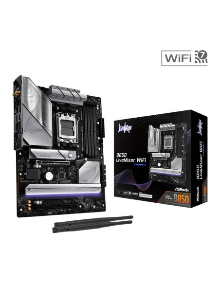 Asrock B850 Livemixer Wifi Amd B850 Gniazdo Am5 Atx
