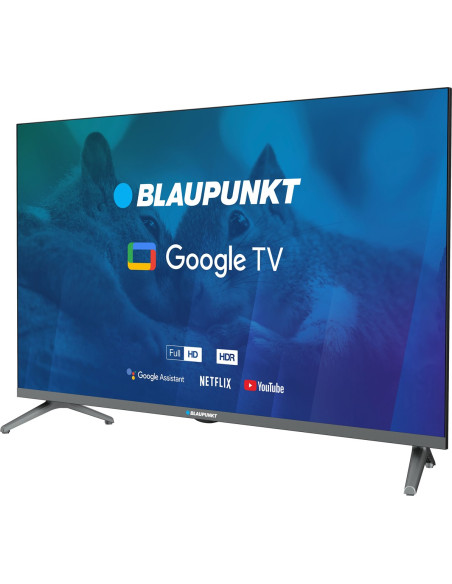 Tv 32" Blaupunkt 32Fbg5000S Full Hd Led, Googletv, Dolby Digital, Wifi 2,4-5Ghz, Bt, Czarny
