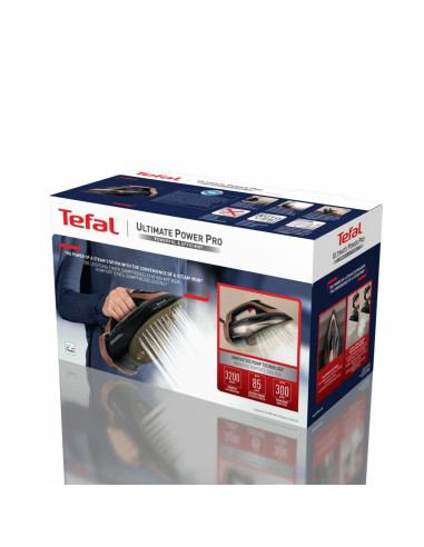 Tefal Ultimate Power Pro Fv9E50 Żelazko Suche I Parowe Durilium Airglide Autoclean Soleplate 3200 W Czarny, Miedziany