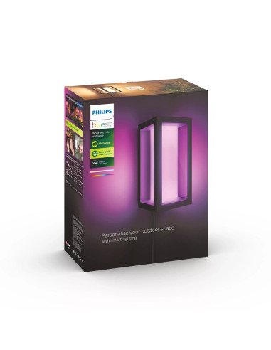 Philips Hue Sieninis Lauko Šviestuvas Impress (Baltas Ir Spalvotas)