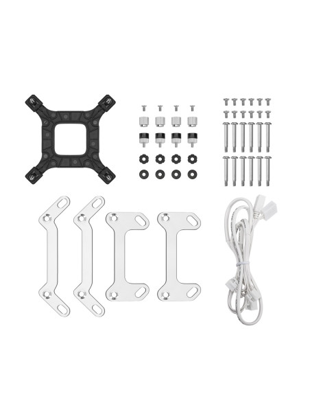 Deepcool Lq360 Ultra Argb Procesor Zestaw Do Chłodzenia Płynami 12 Cm Biały