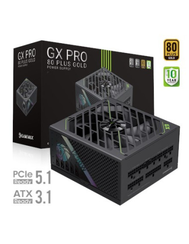 Gamemax Psu | Gx Pro 1250G | 1250 W | Gold | Full Modular