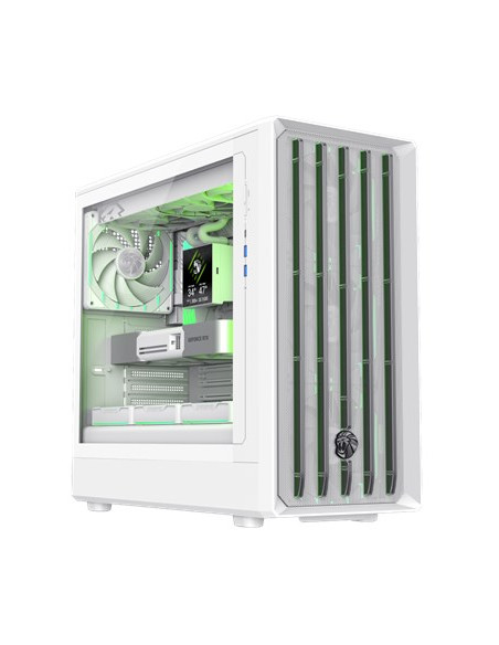 Gamemax Claw 460 Wh Midi Tower Biały