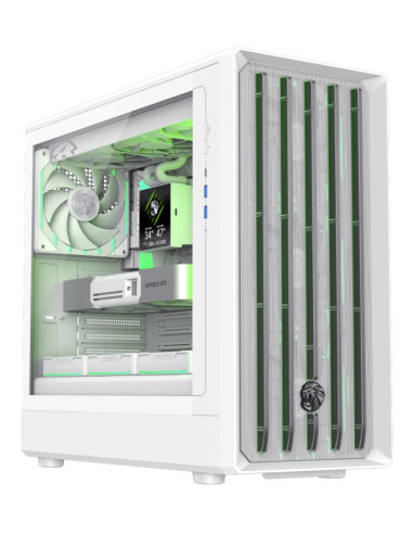 Gamemax Claw 460 Wh Midi Tower Biały