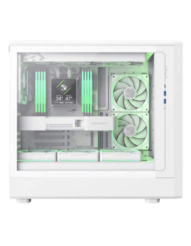 Gamemax Claw 460 Wh Midi Tower Biały