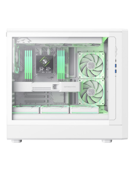 Gamemax Claw 460 Wh Midi Tower Biały