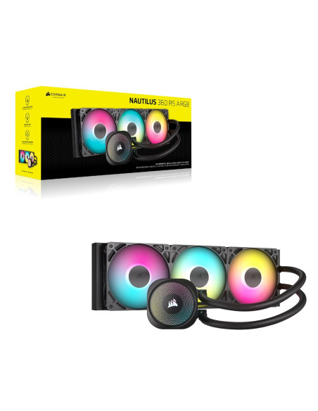 Corsair Nautilus 360 Rs Argb Procesor Chłodnica Powietrza Czarny