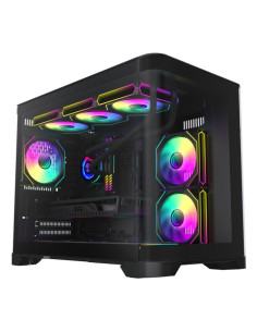 Gamemax Hype-M Bk Zabezpieczenia & Uchwyty Komputerów Micro Tower Czarny
