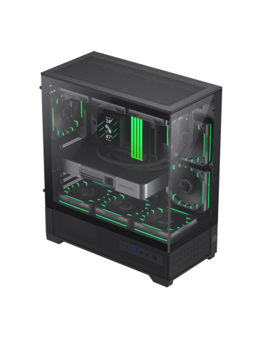 Gamemax Vista 2 Ab Midi Tower Czarny