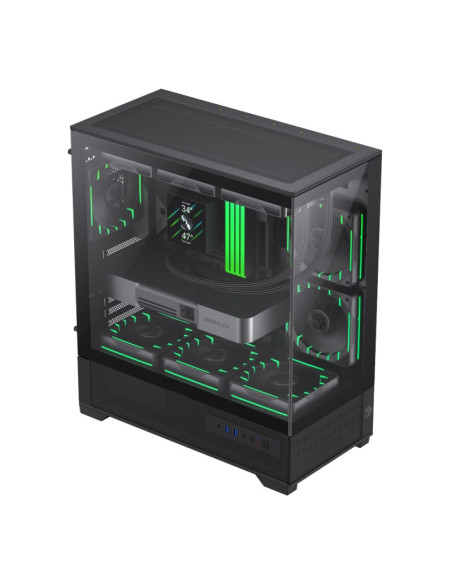 Gamemax Vista 2 Ab Midi Tower Czarny