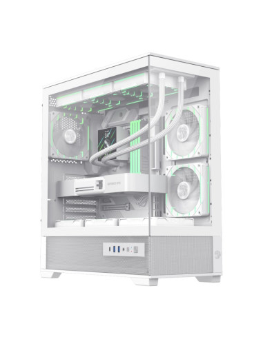 Gamemax Vista 2 Aw Midi Tower Biały