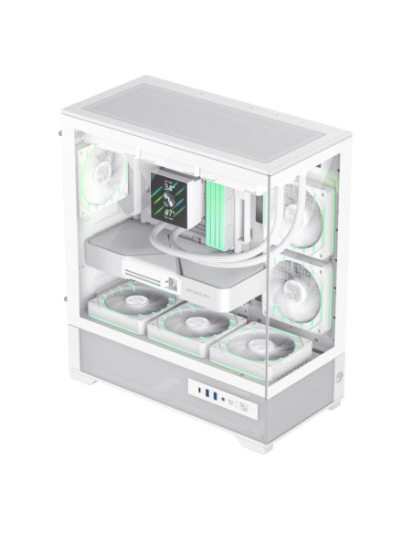 Gamemax Vista 2 Aw Midi Tower Biały