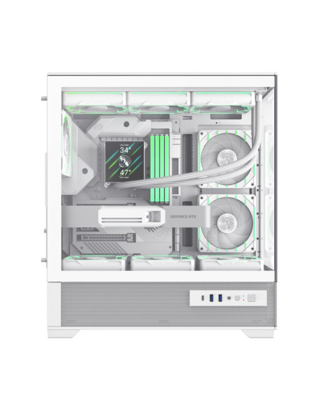 Gamemax Vista 2 Aw Midi Tower Biały