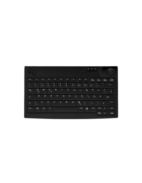 Contour Design Active Key Ak-440 Klawiatura Biuro Usb Qwertz Niemiecki Czarny