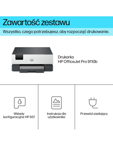 Hp Officejet Pro 9110B Bezprzewodowe W Kolorze Drukarka, Drukowanie Dwustronne
