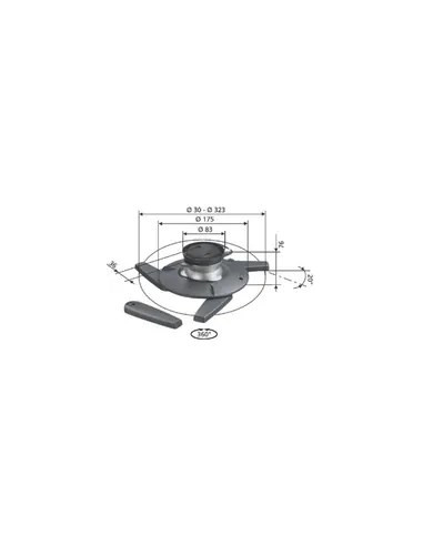 Vogels Epc6545 Uniwersalny Uchwyt Sufitowy Do Projektora Max 22Lb