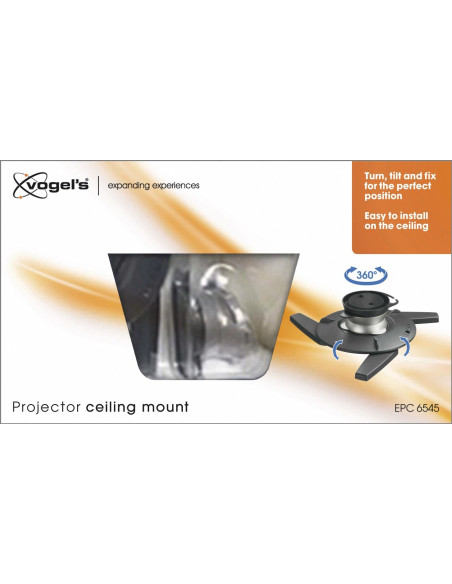 Vogels Epc6545 Uniwersalny Uchwyt Sufitowy Do Projektora Max 22Lb