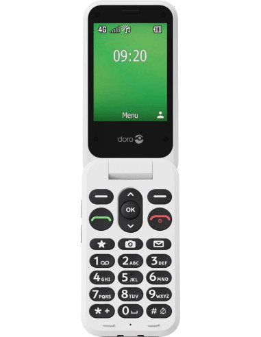 Doro Leva E22 7,11 Cm (2.8") 127,8 G Czerwony, Biały Telefon Funkcjonalny