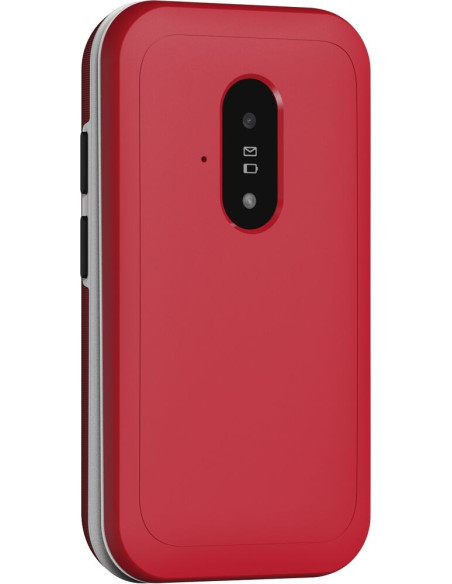 Doro Leva E22 7,11 Cm (2.8") 127,8 G Czerwony, Biały Telefon Funkcjonalny