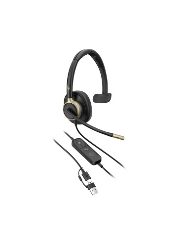 Słuchawki Przewodowe Hp Poly Mission 815 Monaural Usb Wired Headset