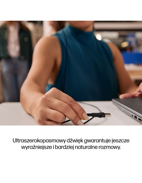 Słuchawki Przewodowe Hp Poly Mission 815 Monaural Usb Wired Headset