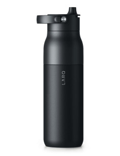 Larq Bottle Purevis 2 - Inteligentna, Samoczyszcząca Butelka Filtrująca, Światło Uv-C 680Ml (Obsidian Black)