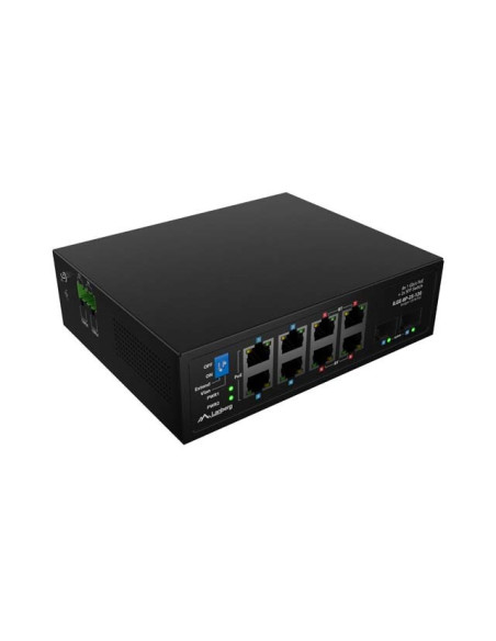 Lanberg Switch Light Industrial Poe 4Xbt 4Xat 2Xsfp Din Niezarządzalny Gigabit Ethernet