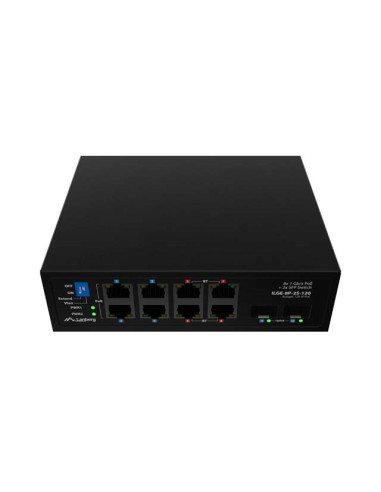 Lanberg Switch Light Industrial Poe 4Xbt 4Xat 2Xsfp Din Niezarządzalny Gigabit Ethernet