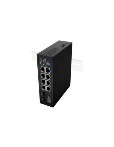 Lanberg Switch Light Industrial Poe 4Xbt 4Xat 2Xsfp Din Niezarządzalny Gigabit Ethernet