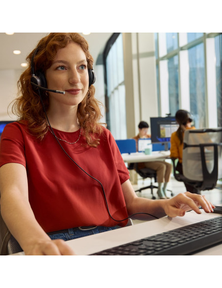 Słuchawki Przewodowe Hp Poly Mission 625 Stereo Usb Wired Headset