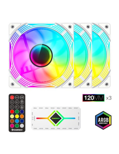 Gamemax Case Fan | Kf300 Wh | White