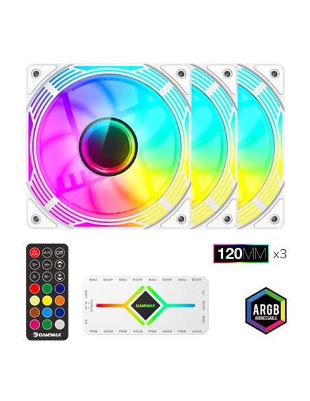 Gamemax Case Fan | Kf300 Wh | White