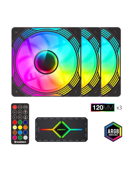Gamemax Case Fan | Kf300 Bk | Black