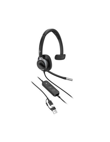 Słuchawki Przewodowe Hp Poly Mission 615 Monaural Usb Wired Headset
