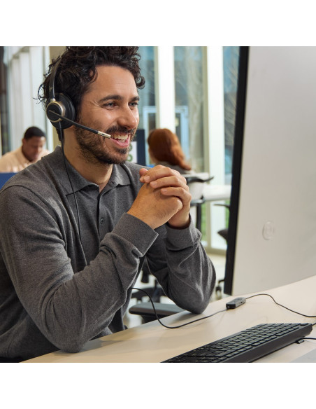 Słuchawki Przewodowe Hp Poly Mission 615 Monaural Usb Wired Headset