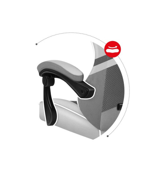 Fotel Gamingowy - Huzaro Force 4.4 White Mesh