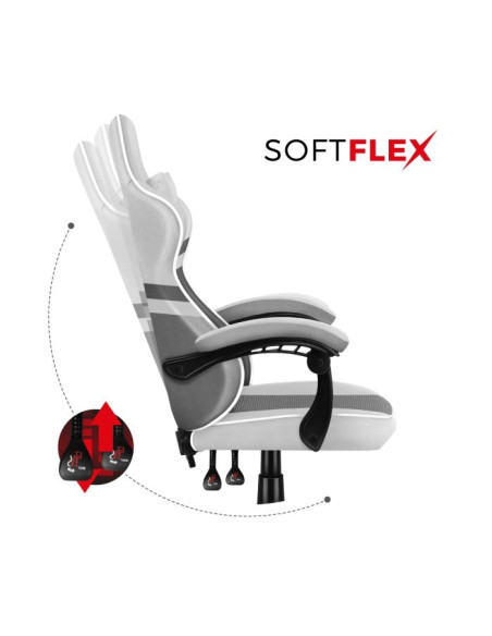 Fotel Gamingowy - Huzaro Force 4.4 White Mesh