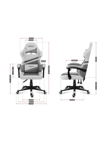 Fotel Gamingowy - Huzaro Force 4.4 White Mesh