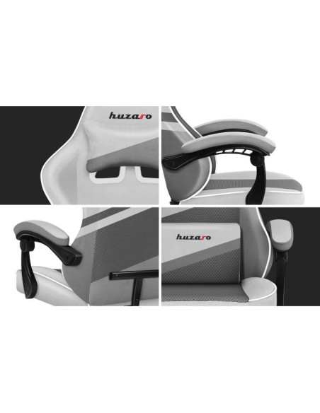 Fotel Gamingowy - Huzaro Force 4.4 White Mesh