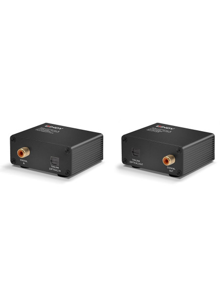 Lindy 70456 Przedłużacz Av Nadajnik I Odbiornik Av Czarny